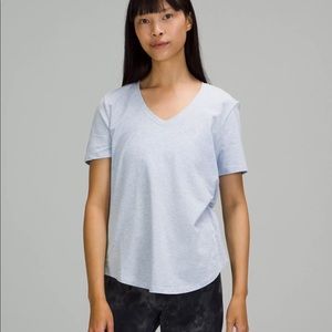 Blue Lululemon Love V Neck Tee Size 8